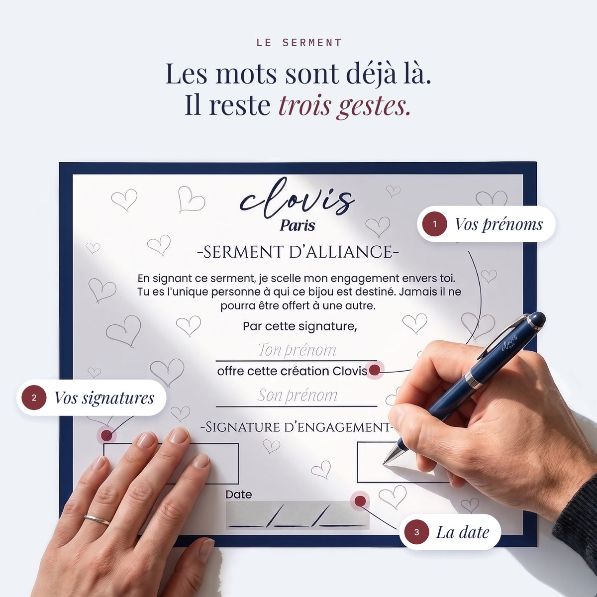Clovis Paris — le Serment d’Alliance, prêt à signer